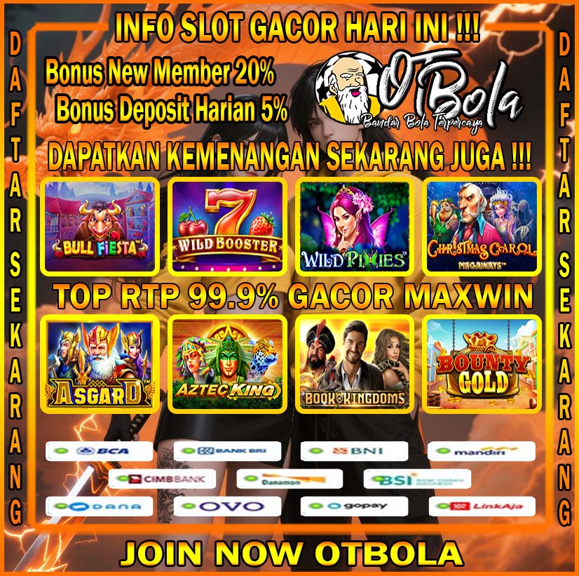 OTBOLA Slot Mudah Menang Bisa Jackpot Harian